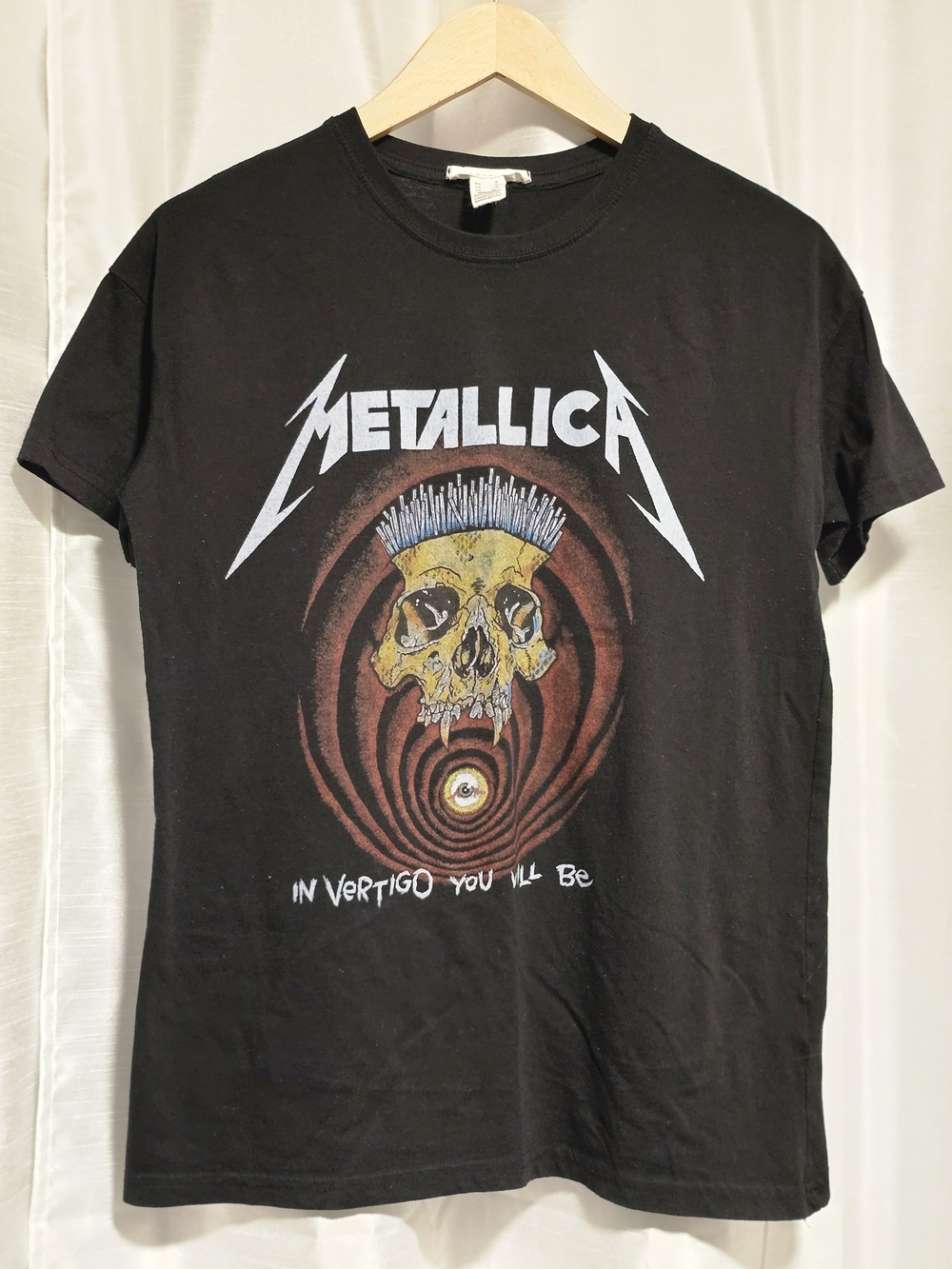 Streetwear Society Black Metallica Skull Graphic Tee